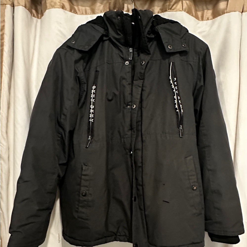 DKNY Black Kids Puffer Jacket